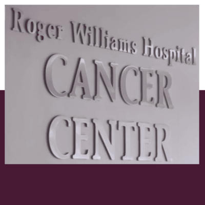 Roger williams hospital cancer center logo.
