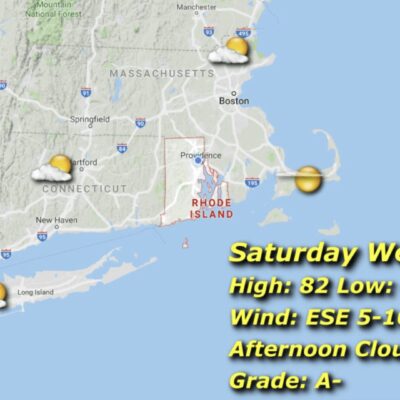 Saturday weather map for hudson, massachusetts.