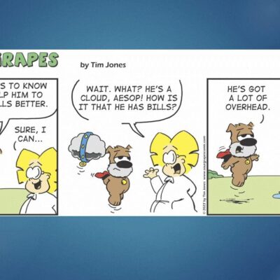 A comic strip about grapes.