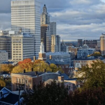 waterfire and waterplace in downtown providence