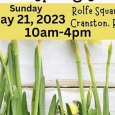 A flyer with daffodils on it.