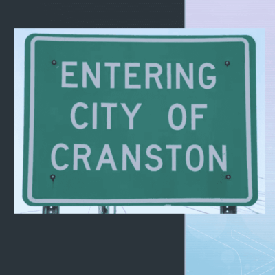 Entering city of cranston.