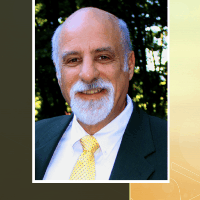 A man with a yellow tie.