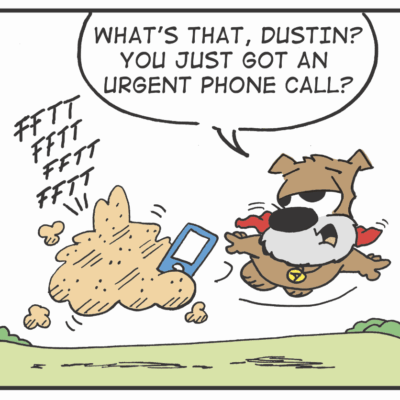 What's that irritating phone call you just got?