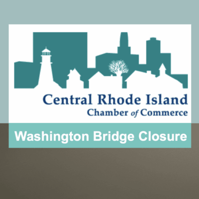 The Central Rhode Island Chamber of Commerce is concerned about the Washington Bridge closure, as it may have significant impacts on local businesses and economic activity in the area.