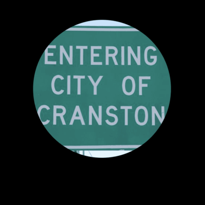 Entering city of Cranston, home of the bridges, sign.