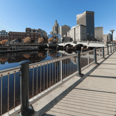 A bridge over the Providence River.