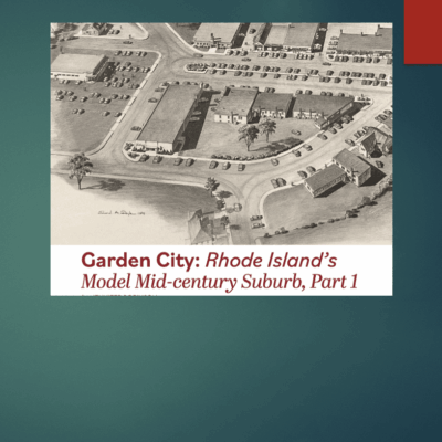 Garden City, Cranston, Rhode Island's mid-century suburb, part 1.