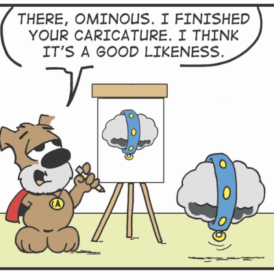 There omni, I finished your caricature for the comics, I think it's a good license.