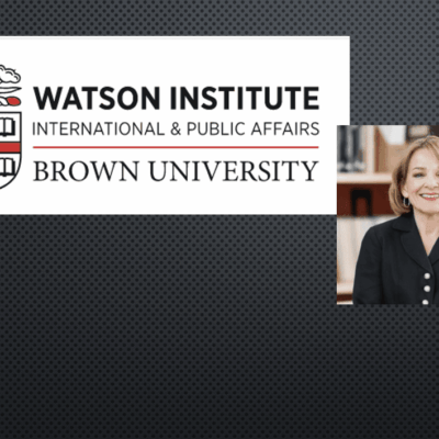 Brown University's Watson Institute for Public Affairs.
