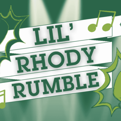 Lil' Rhody Rumble boxing event poster.