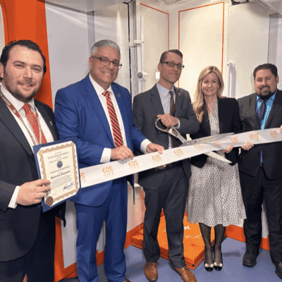 EOS imaging center ribbon cutting ceremony.