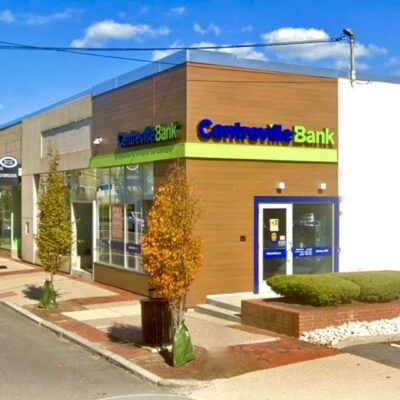 Centreville Bank branch storefront.