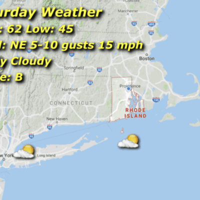 Saturday weather: partly cloudy, 62/45.