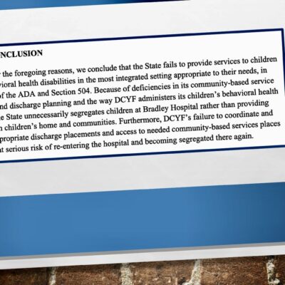 State fails to provide adequate services for children.