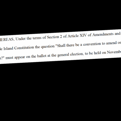 ri constitutional convention