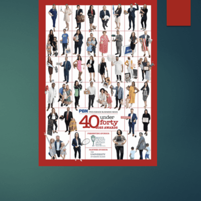 40 Under Forty 2023 award winners.