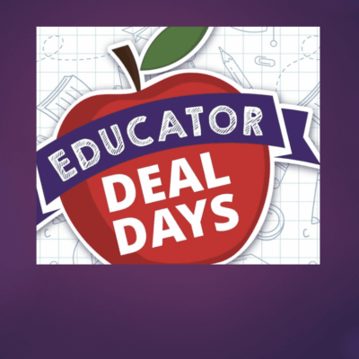 Educator Deal Days: Apple graphic.