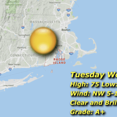 rhode island weather map
