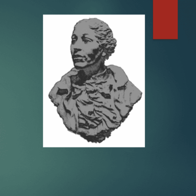 Here's an alt tag for the image: Gray bust of a woman.