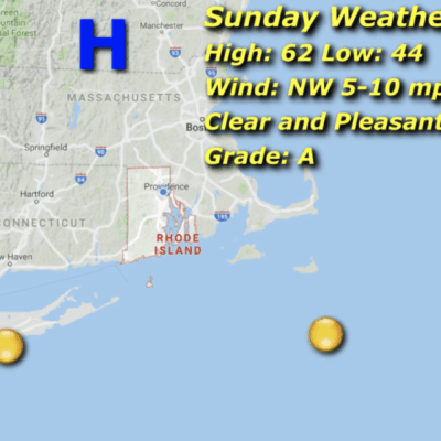 A map of the ocean with weather information.