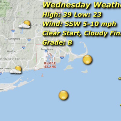A map of the weather in the bay area.