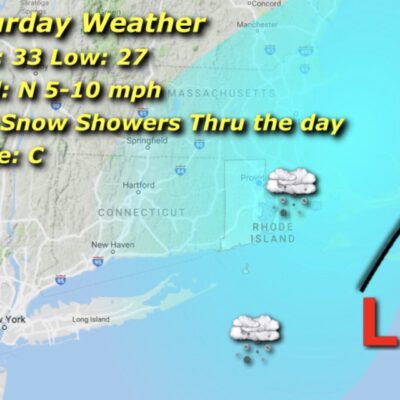 A map of the weather in new york city.