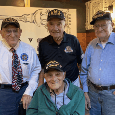 A group of men standing next to each other.