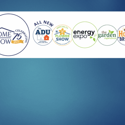 Logos of various home and garden shows.