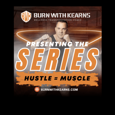 A man is standing in front of an advertisement.