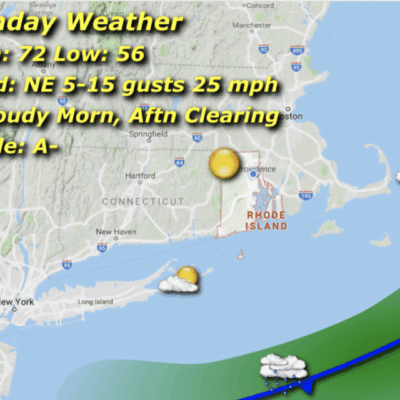 weather map for RI Aug. 18, 2025