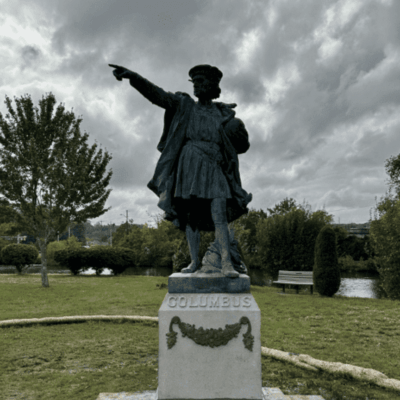 Columbus statue Johnston RI