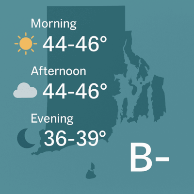 Weather forecast for the Philippines with temperatures and B- grade.