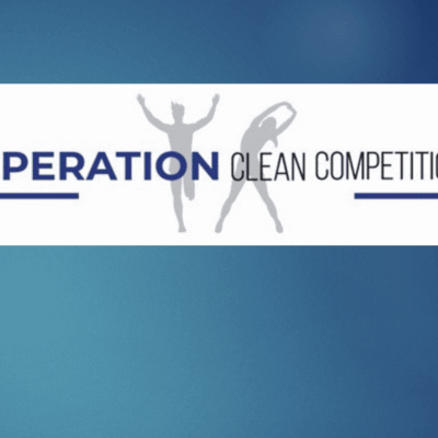 Logo showing 'Operation Clean Competition' with silhouettes of athletes.