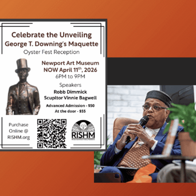 George T. Downing Statue Preview Event in Newport with Roberts, Dimmick, Bagwell