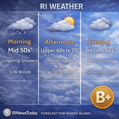 weather map for RI for 4-1-2026