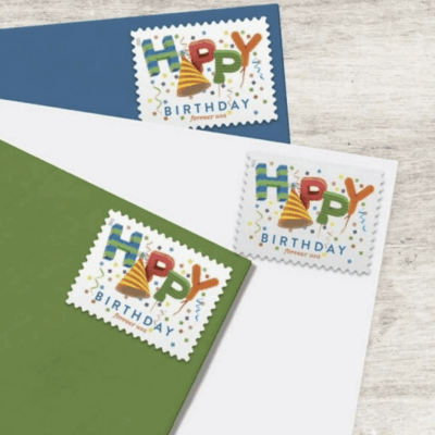 USPS happy birthday stamp
