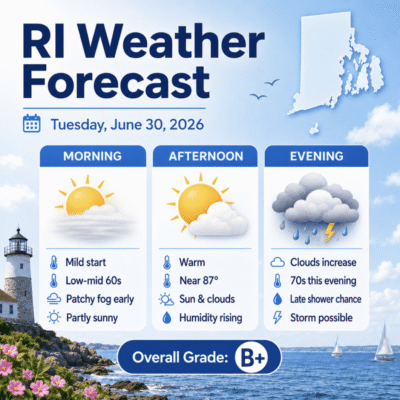 ri weather for 6/30/26