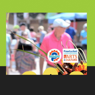 rtists, vendors and visitors gather at Slater Park during the Pawtucket Arts Festival.