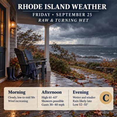 RI Weather for Sept. 25, 2026