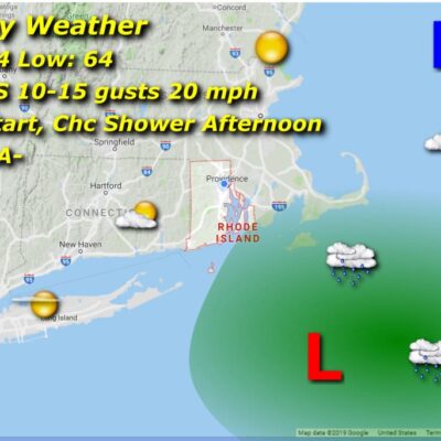 Sunday weather forecast: Rhode Island.