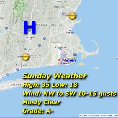 A map showing the current weather conditions in massachusetts.