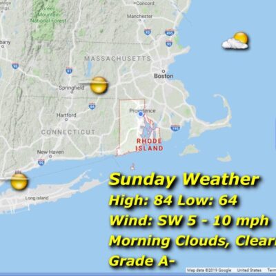 New Hampshire weather map.