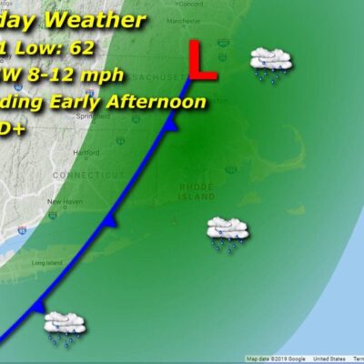 Tuesday weather map.