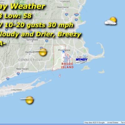 Tuesday weather map.