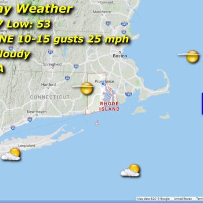 Tuesday weather map.