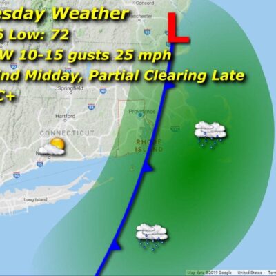 Wednesday weather map.