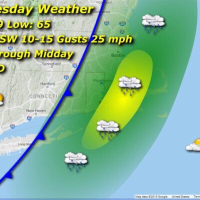 Wednesday weather map.