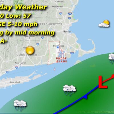 Thursday weather forecast: 80/57, clearing.